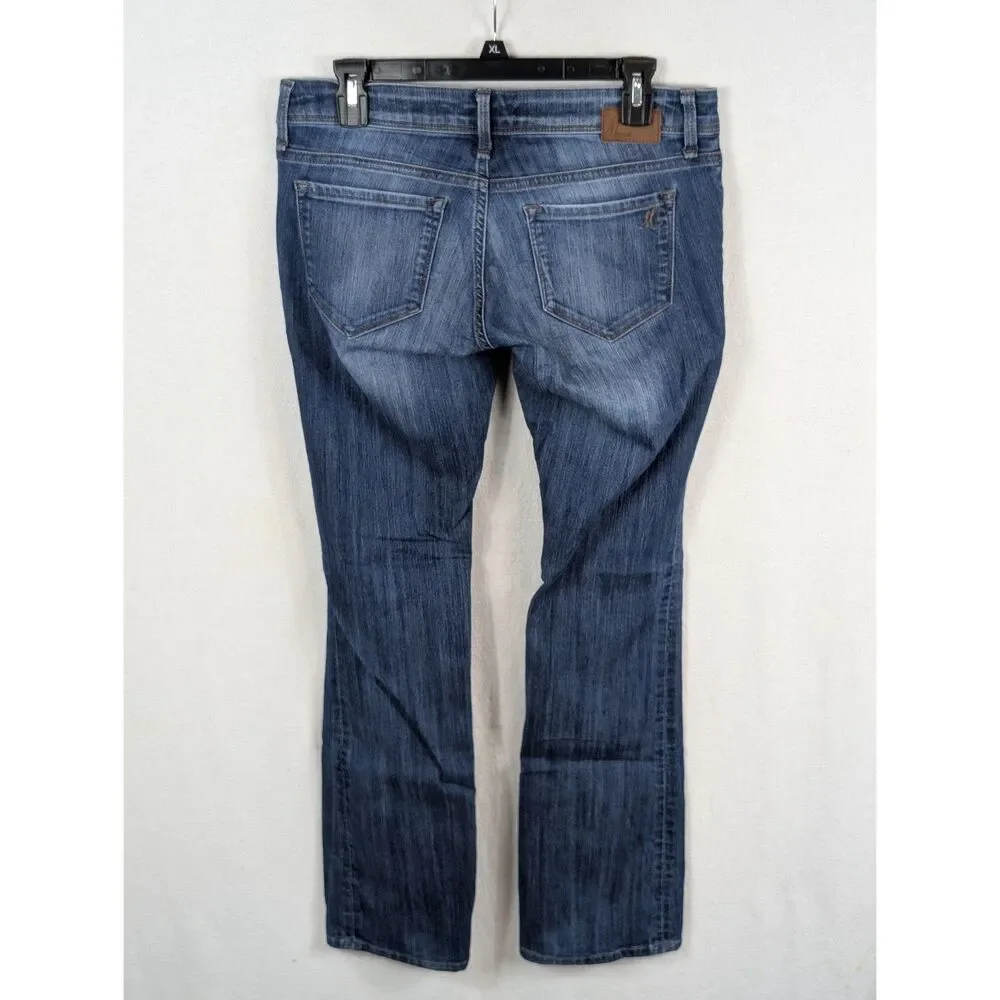 Mavi Bella Low Rise Skinny Boot Jeans Blue Women's Size 28
